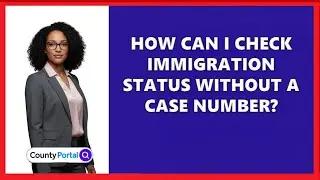 How Can I Check Immigration Status Without A Case Number?