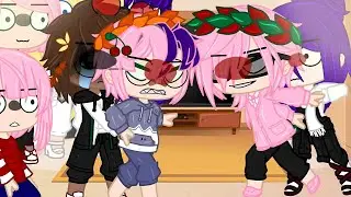 família Sakuhina e Kakuhidan reagindo ao Luke as Yuri Ayato{yarichin b club}[kakulu]◇