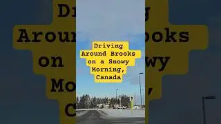 Driving around Brooks #canadalife #alberta #wintervibes  #winter2025 #canada #travel #shorts #vlogs
