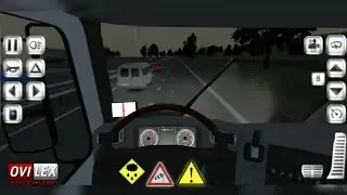 Euro Truck Evolution - Scania 8x6 GamePlay (Truck Flip/Flies In The Air, Rain Weather & Misfortunes)