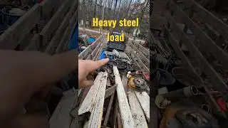scrap metal load #shorts #mechanic  #scrap #junk #work #metal #steel