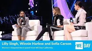 Sofia Carson, Lilly Singh, and Winnie Harlow - Empowering Women Panel