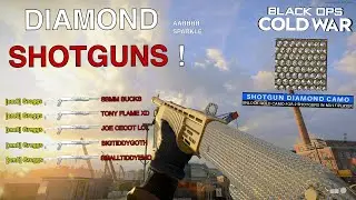 I UNLOCKED DIAMOND SHOTGUNS! BEST Shotgun Class Setups | Black Ops Cold War Diamond Camo Shotguns