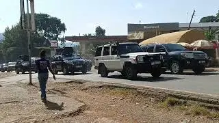 President Ruto Arrives In Kisii: The Authority In Black Cars