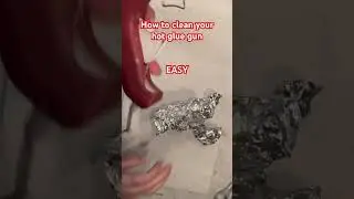 Tips on how to clean your hot glue gun EASY #tipsandtricks