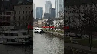 Walking Tour#eiserner Steg#Frankfurt#Germany#Skyline#Skyscrsper#Wolkenkratzer#Hochhaus#R&ouml;mer#Messe