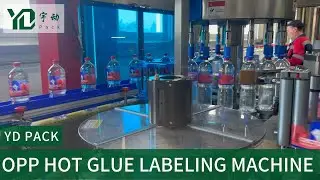 YD Pack OPP Hot Glue Labeling Machine For Water Line, OPP Hot Glue Labels