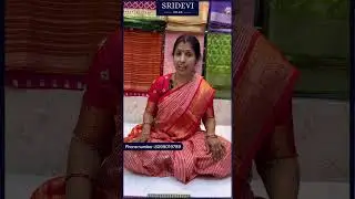 Gadwal Pattu Sarees Traditional Elegance with Rich Weaving | Sridevi Silks #shorts