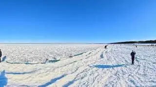 📹 Frozen Baltic Sea in Gdańsk ❄️ | Rare Winter View in 4K VR 360&deg; Video 📹