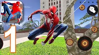 Amazing Spider Stickman Hero Ninja Rope Hero - Gameplay Walkthrough Part 1 - Tutorial (iOS,Android)