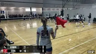 Club Volleyball! Armor 15-1 Lima vs. CSVC 15 Black @ AAU Southern Power Super Regional