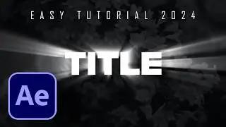 Create A Shining Text Glow Effect In AFTER EFFECTS | 2025 Tutorial