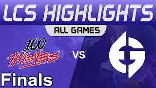 100 vs EG Highlights ALL GAMES Finals LCS Spring Season 2022 100 Thieves vs Evil Geniuses by Onivia