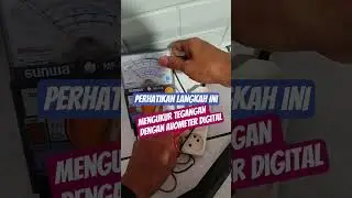 Menggunakan avometer analog mengetahui tegangan listrik#tekniklistrik #motorlistrik #electrical