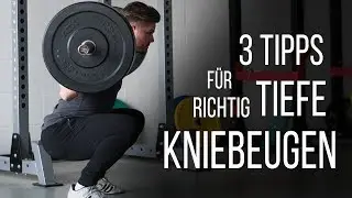 TIEFER KNIEBEUGEN | 3 Tipps für eine tiefere Kniebeuge ! So einfach gehts!