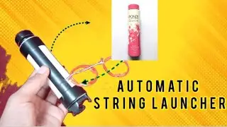 How to make a string launcher at home and it's 100℅ working