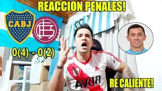 BOCA vs LANUS 😡 REACCION DE UN HINCHA DE RIVER A LOS PENALES! RE CALIENTE 😡