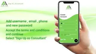 Consultant Registration Process on Mashvra App