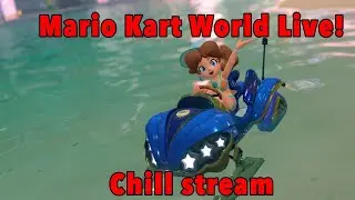 Mario Kart world live! (chill stream)