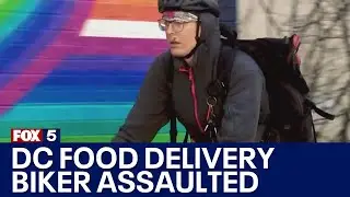 Food delivery biker allegedly assaulted on U Street in DC | FOX 5 DC