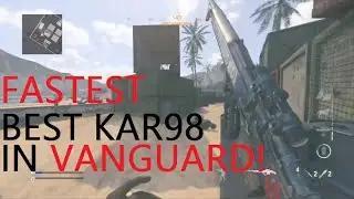 The *BEST* Fastest Kar98 in Vanguard! 1v1 on shipment) CoD: Vanguard Kar98 gameplay | Class Tutorial