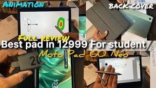 Moto pad 60 neo Back Cover |Best tablet for students 13000 | Full review battery health #tablet