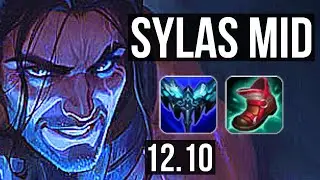 SYLAS vs OLAF (MID) | 1/0/4, 700+ games, 1.3M mastery | KR Diamond | 12.10