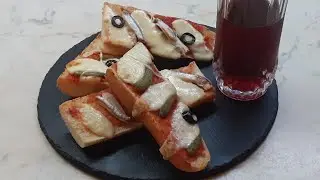 bruschette 4 gusti,#ASMR