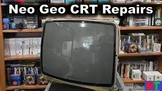 CRT School with Del & Steve - Neo Geo Arcade CRT Repairs - @delsarcade