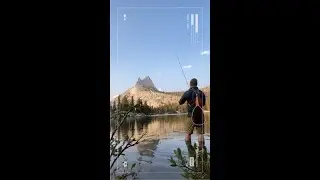 Upper Cathedral Lake - Yosemite Backpacking and Fishing VERTICAL VIDEO