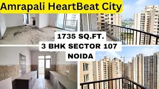 3 Bhk flat for sale in Amrapali Heartbeat City sector 107 Noida || 1735 Sqft || Prime Location ||