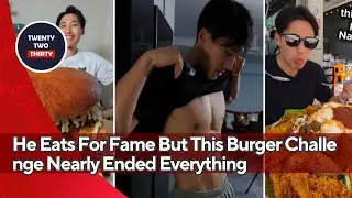 He Eats For Fame But This Burger Challenge Nearly Ended Everything