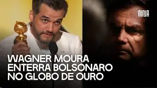 🔥Wagner Moura faz história no Globo de Ouro e relembra período obscuro do bolsonarismo🔥