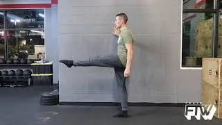 Standing Knee Extensions + Static Hold