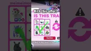 😍OMG! I TRADED MY MEGA UNICORN! W/F/L | Adopt Me Trading