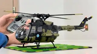 BO-105 Scale RC Helicopter | Unboxing & Maiden Flight | RC ERA C180