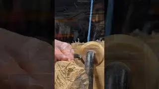 From Green Wood to Egg Cup | Pole Lathe Turning #polelathe #greenwoodworking #handtoolsonly