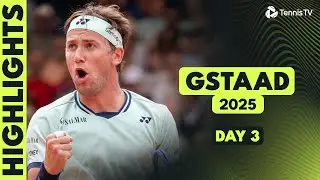 Former Champion Ruud Returns; Buse vs Majchrzak & More | Gstaad 2025 Day 3 Highlights