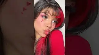❣️ #valentinemakeup #makeuptutorial #valentinesdaylook #makeup #makeupideas #redmakeup