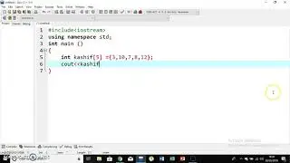 Dev c++ Complete tutorials - Tutorial 9(how array works in c++ )