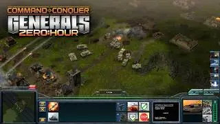 NATO vs GIN in Hidden Hazard - C&C Generals: Zero Hour Enhanced 4k UHD 60 FPS