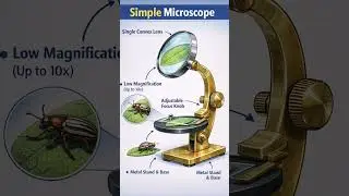 Simple Microscope Structure with proper Labelling #simplemicroscope #microscope #icse #biology #cbse