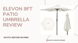 Is the Elevon Patio Umbrella Worth It? | Honest Amazon Review