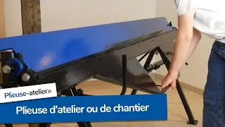 Présentation de notre gamme complète de plieuses manuelles d'atelier ou de chantier professionnelles