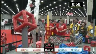 2015 VRC Tech Q98 - 8787 2131D vs 5062A 7946A - 66 to 75 - VEX Worlds 2015 - Technology Division