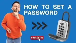 How to set a Password | Master Lock Box