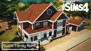 Sweet Family Home | Sims 4 | Stop Motion Build |  No CC