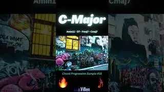 C-Major | Amin11 - D7 - Fmaj7 - Cmaj7 | Jazz Chord Progressions - Steinway Piano | Drum Type Beat