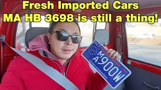 Registering fresh imports in MA HB 3698 and all aboard my struggle bus of my fleet of JDMs