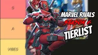 Marvel Rivals Season 6 Ranked Tierlist..(FOR THE VIBES)